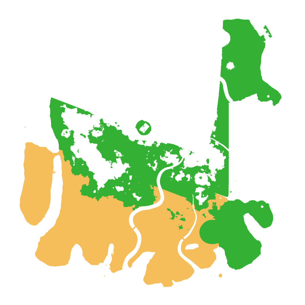 Biome Rust Map: Procedural Map, Size: 3500, Seed: 1589760161