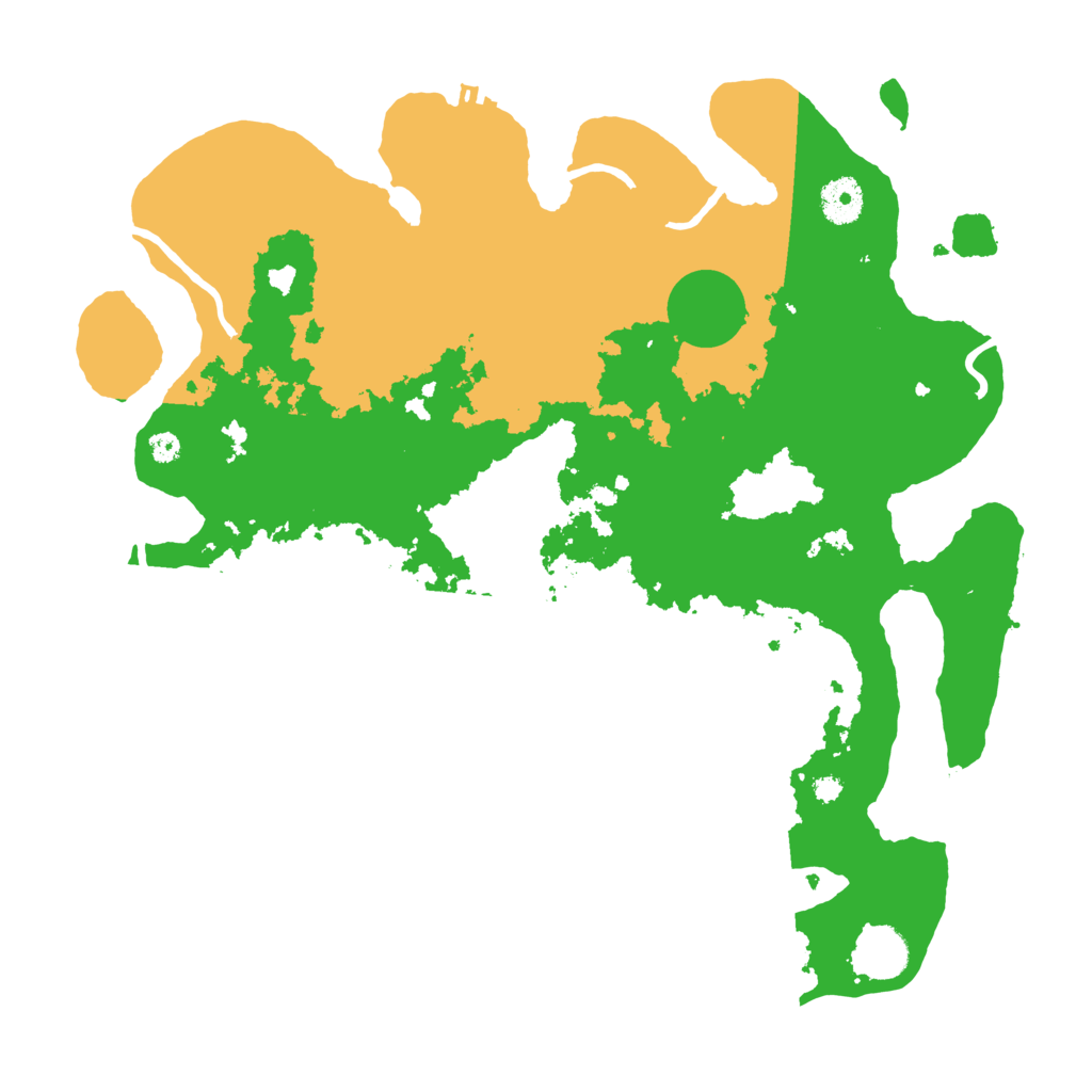 Biome Rust Map: Procedural Map, Size: 3700, Seed: 848688773