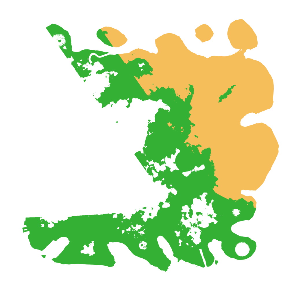 Biome Rust Map: Procedural Map, Size: 3700, Seed: 1513315747