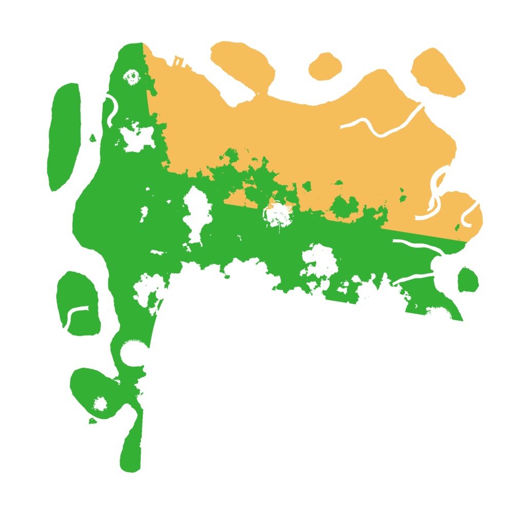 Biome Rust Map: Procedural Map, Size: 3500, Seed: 1177095760