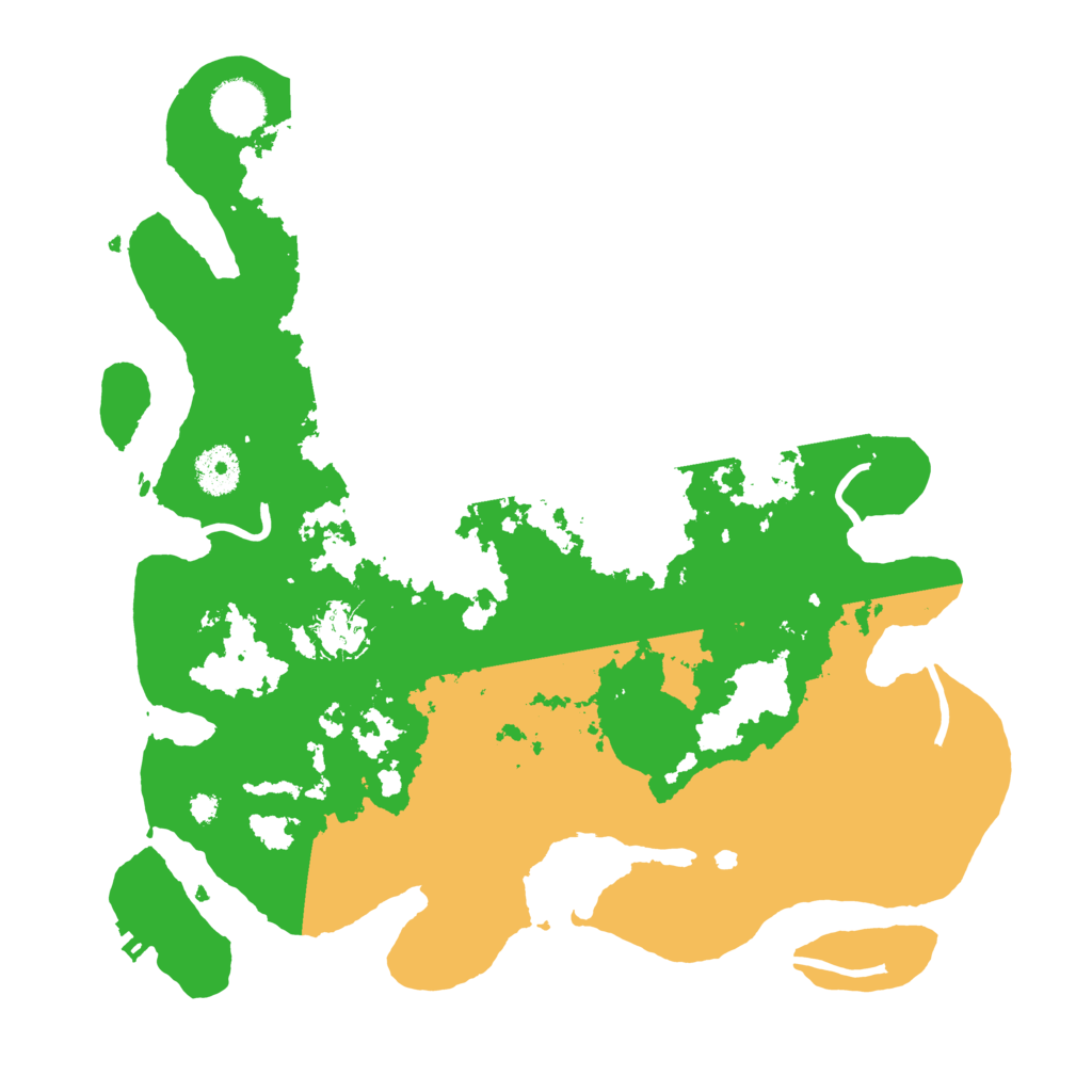 Biome Rust Map: Procedural Map, Size: 3500, Seed: 391832669