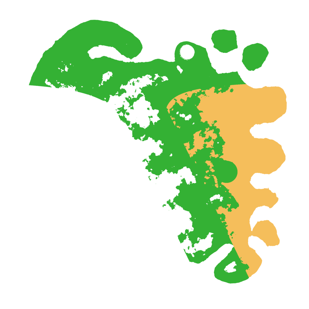 Biome Rust Map: Barren, Size: 3700, Seed: 316225414