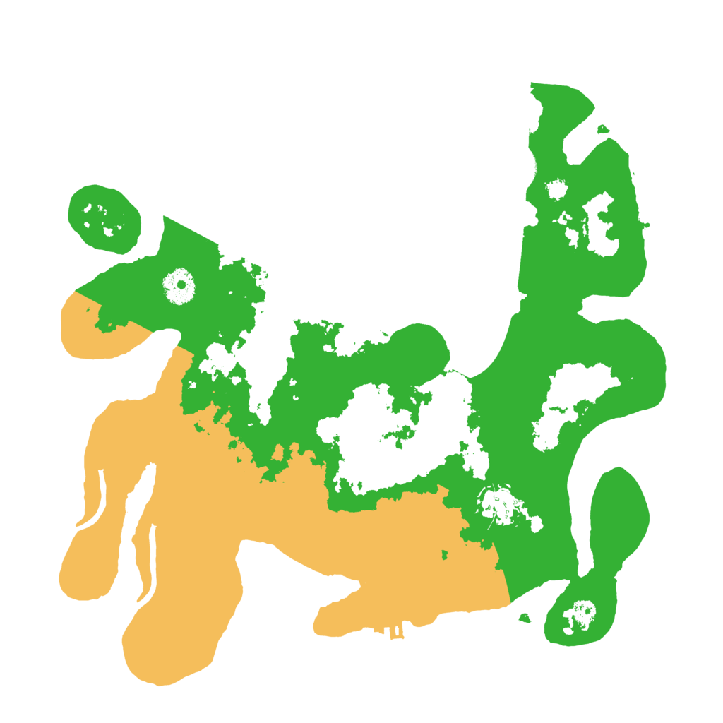 Biome Rust Map: Procedural Map, Size: 3250, Seed: 454036649