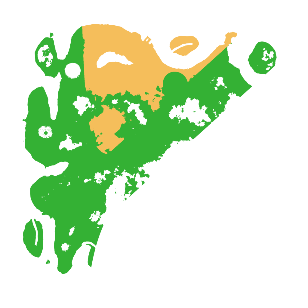 Biome Rust Map: Procedural Map, Size: 3500, Seed: 102699