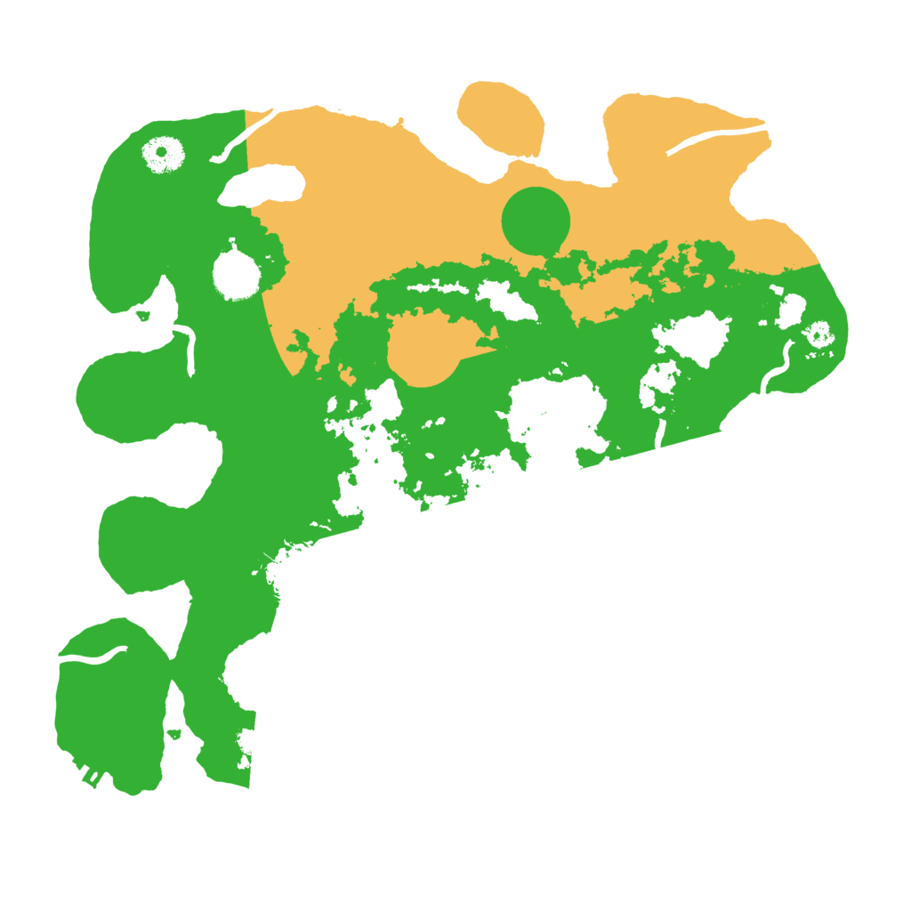 Biome Rust Map: Procedural Map, Size: 3500, Seed: 108361