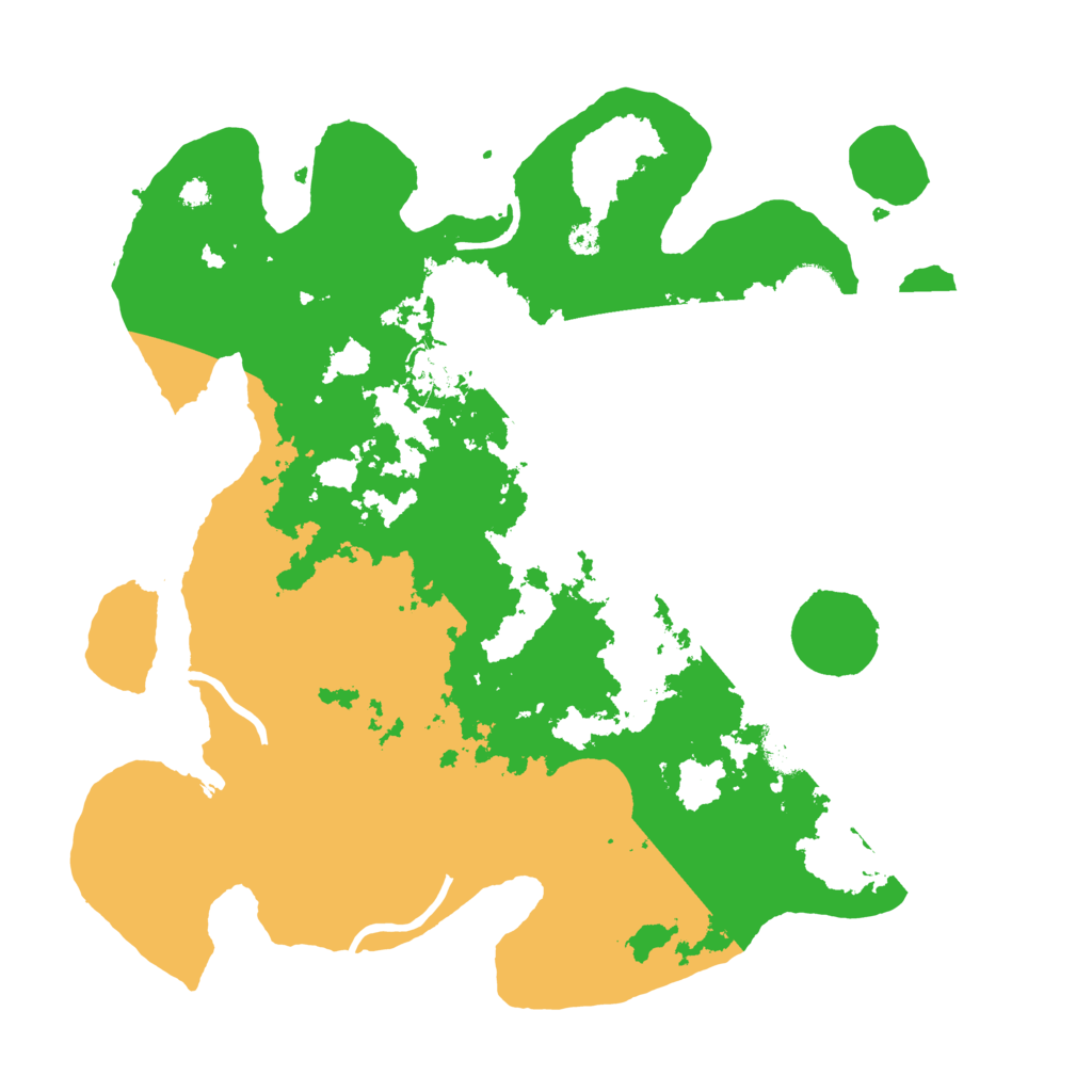 Biome Rust Map: Procedural Map, Size: 3500, Seed: 2050432242