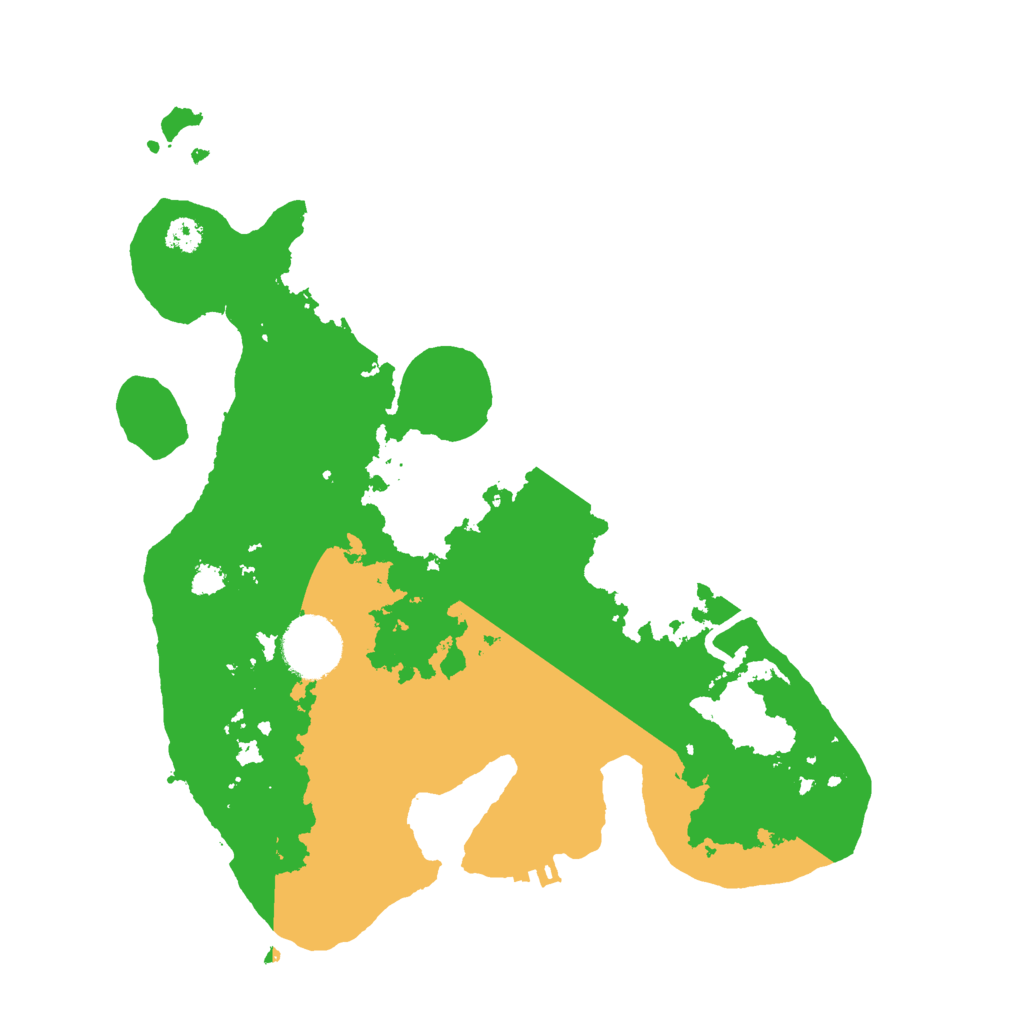 Biome Rust Map: Procedural Map, Size: 3000, Seed: 22028884