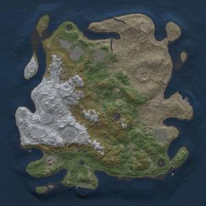 Thumbnail Rust Map: Procedural Map, Size: 3750, Seed: 732719157, 18 Monuments