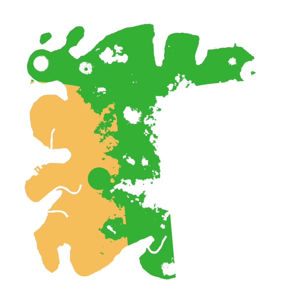 Biome Rust Map: Procedural Map, Size: 3500, Seed: 2002843300