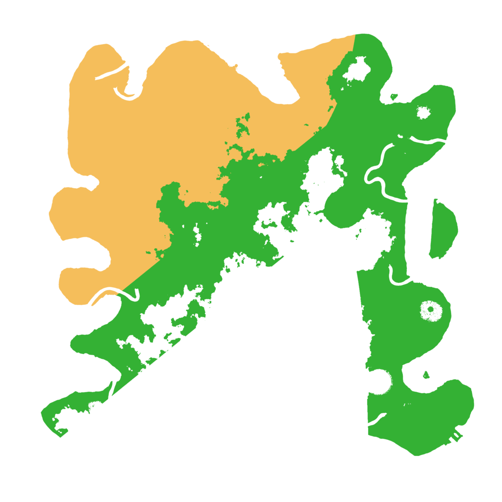 Biome Rust Map: Procedural Map, Size: 3500, Seed: 431805069