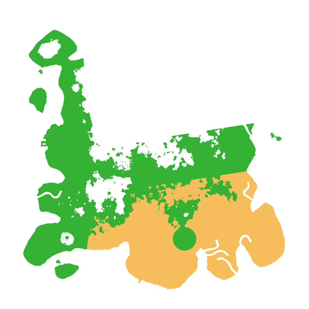 Biome Rust Map: Procedural Map, Size: 3500, Seed: 1353582393