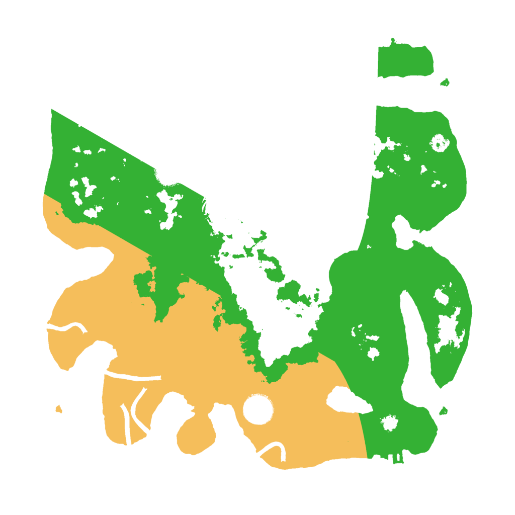 Biome Rust Map: Procedural Map, Size: 3000, Seed: 432084088