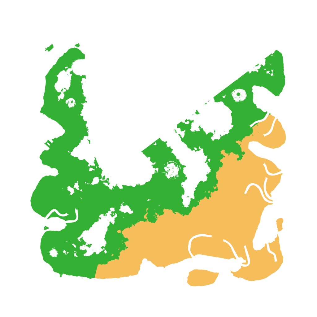 Biome Rust Map: Procedural Map, Size: 3500, Seed: 322637401