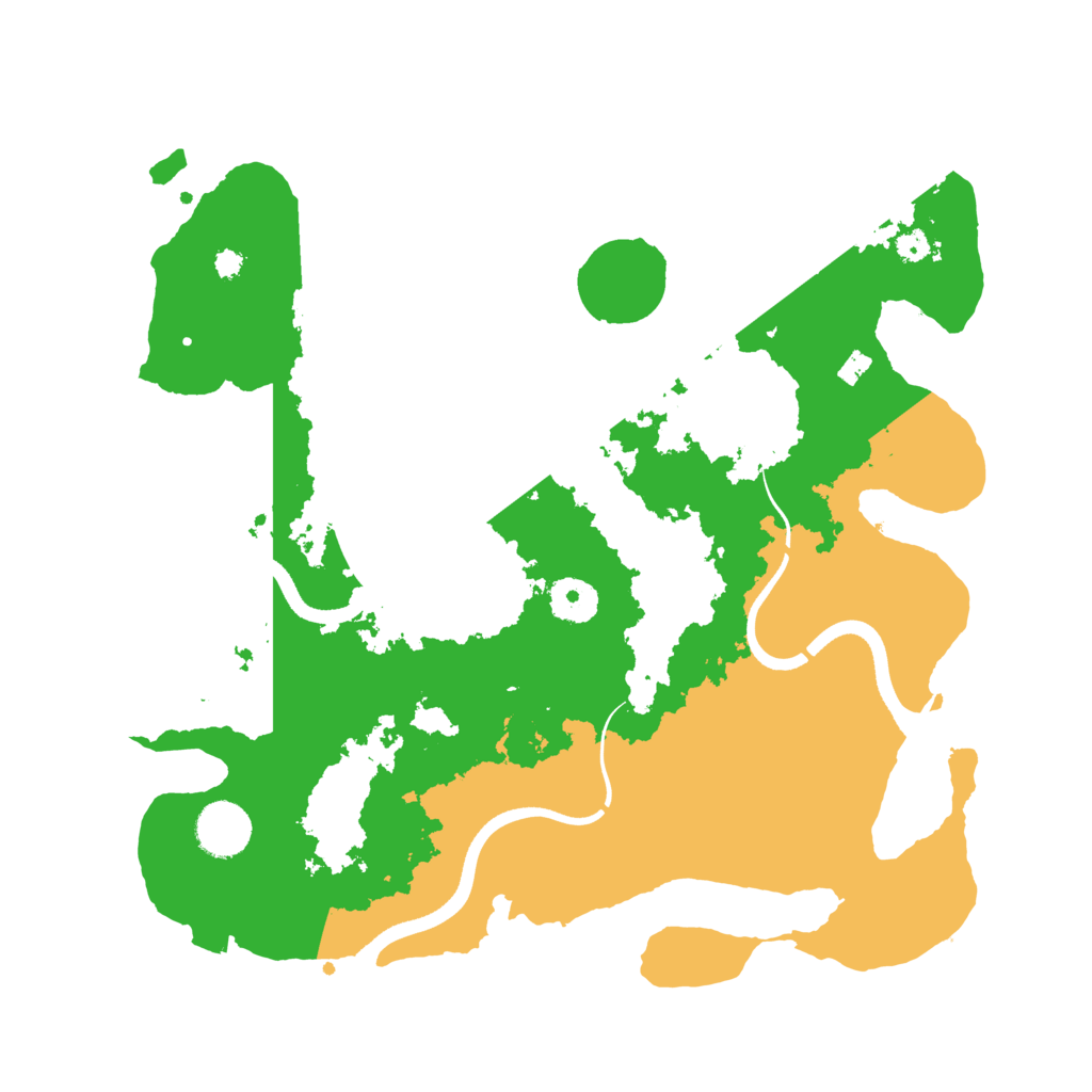 Biome Rust Map: Procedural Map, Size: 3500, Seed: 322637401