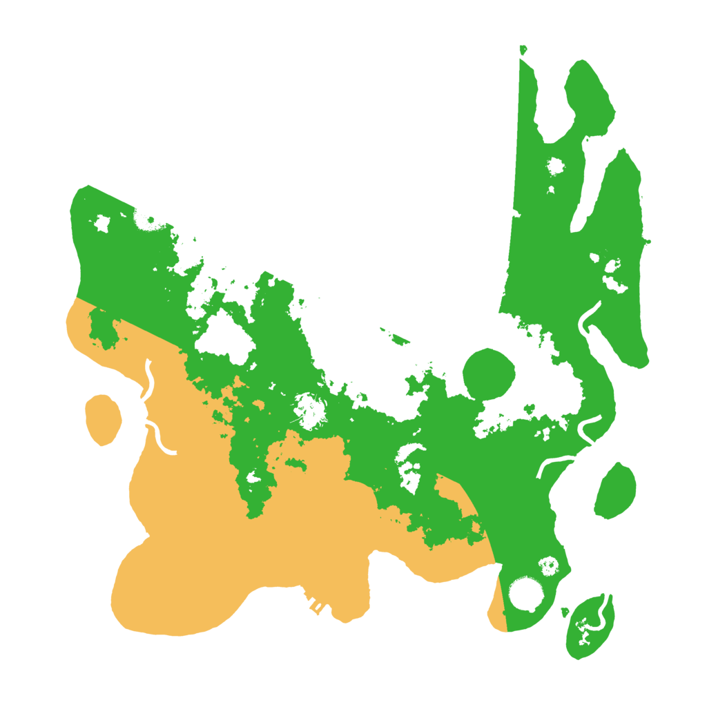 Biome Rust Map: Procedural Map, Size: 3750, Seed: 1396042667