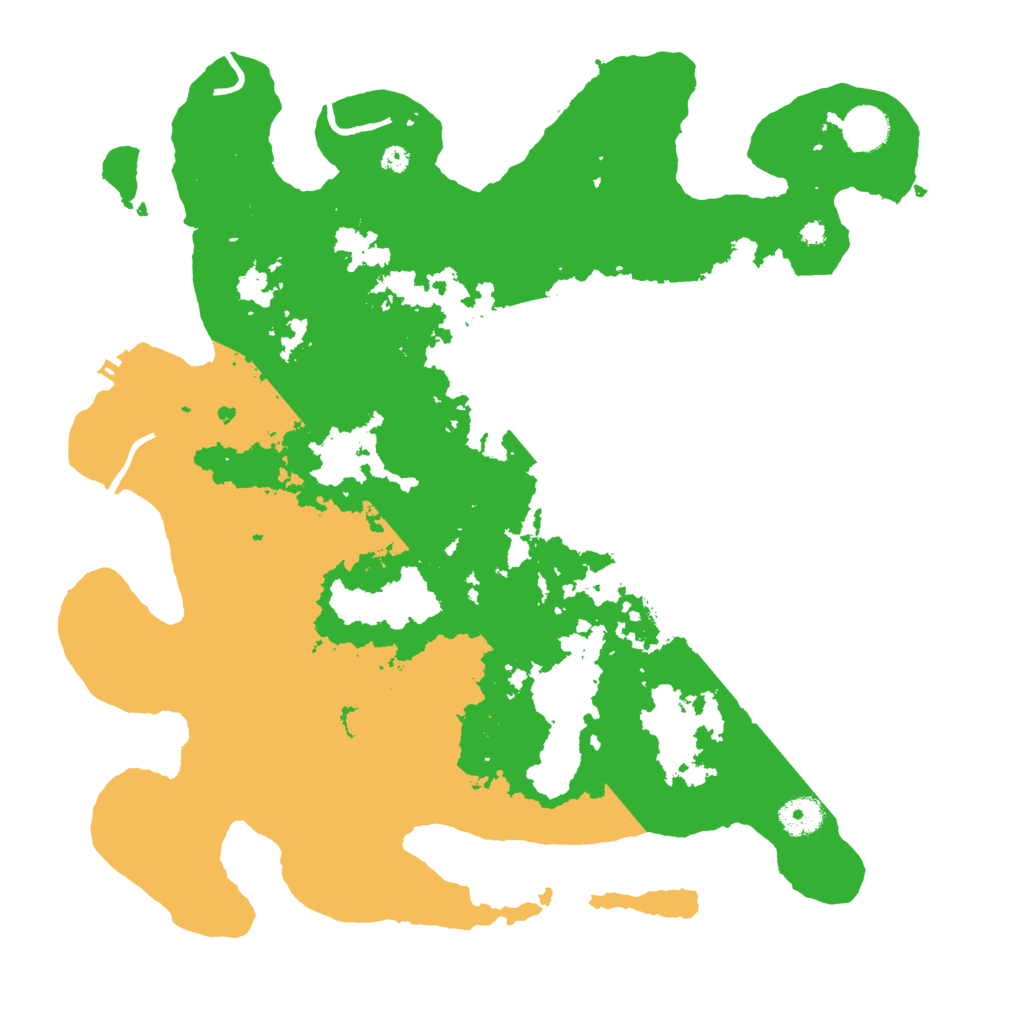 Biome Rust Map: Procedural Map, Size: 3900, Seed: 65205