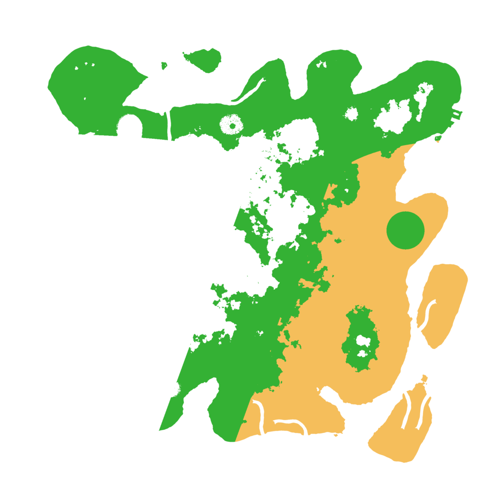 Biome Rust Map: Procedural Map, Size: 3500, Seed: 359932057