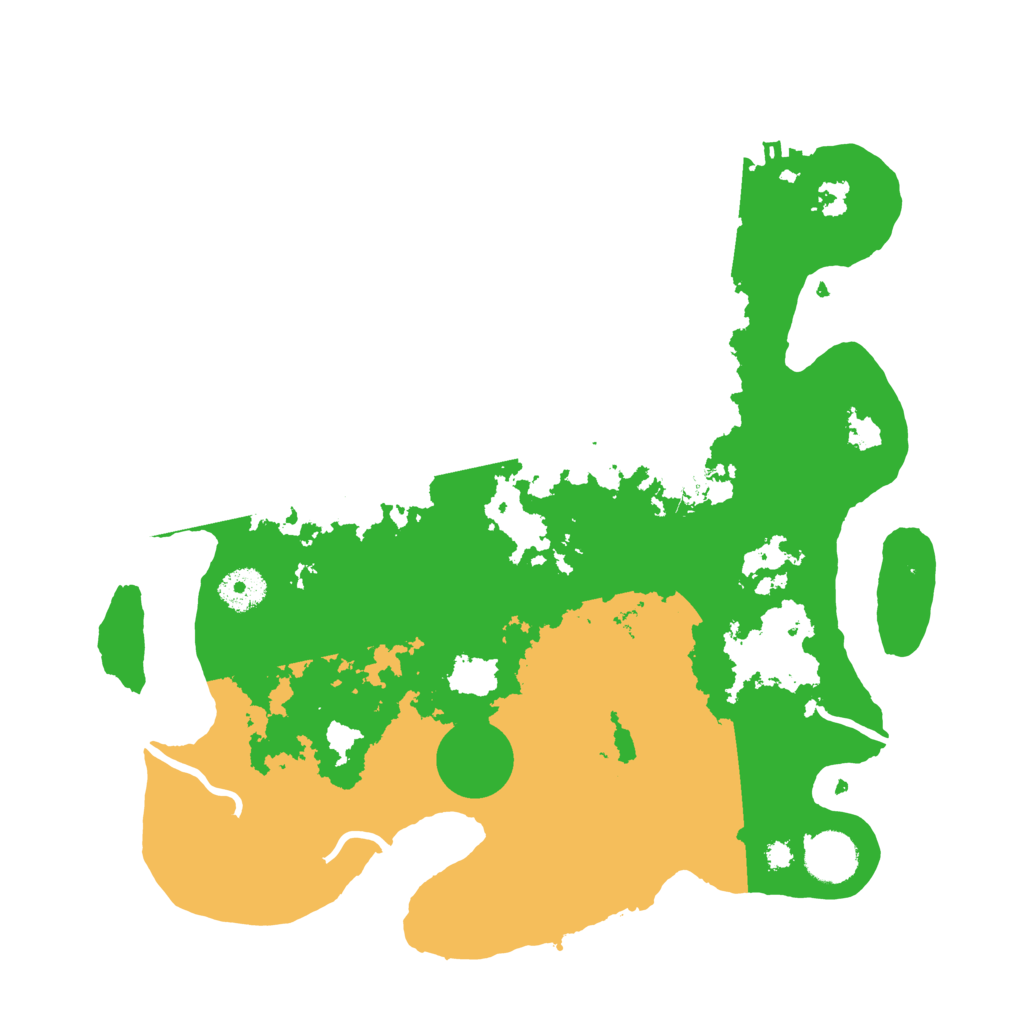 Biome Rust Map: Procedural Map, Size: 3500, Seed: 489002192