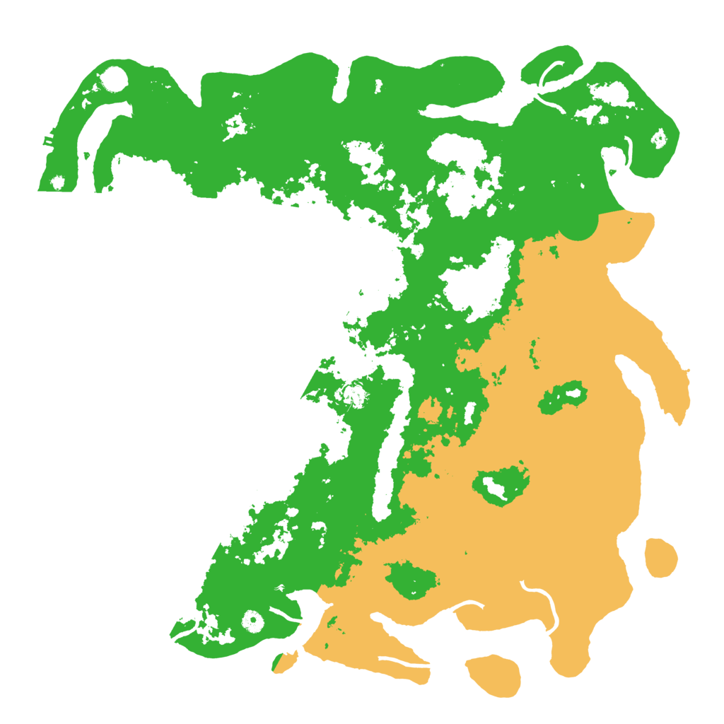 Biome Rust Map: Procedural Map, Size: 5000, Seed: 81571652