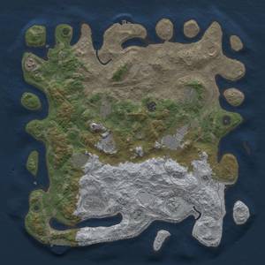 Thumbnail Rust Map: Procedural Map, Size: 4250, Seed: 2004569800, 20 Monuments