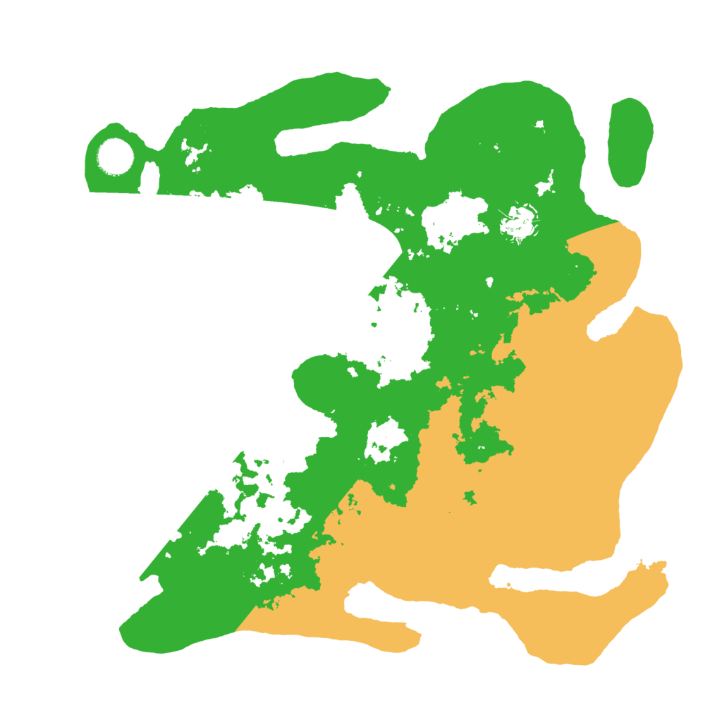 Biome Rust Map: Barren, Size: 3500, Seed: 20221013