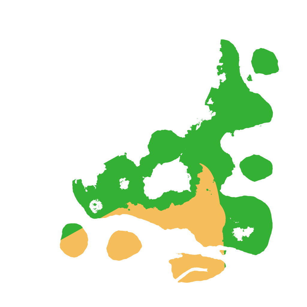 Biome Rust Map: Procedural Map, Size: 2500, Seed: 49759825