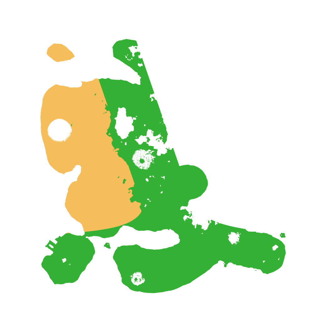 Biome Rust Map: Procedural Map, Size: 2500, Seed: 2107320905