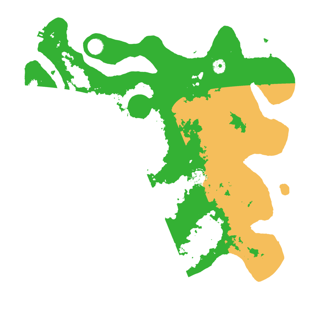 Biome Rust Map: Procedural Map, Size: 3500, Seed: 910750107