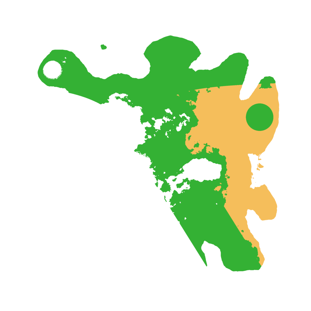 Biome Rust Map: Barren, Size: 3000, Seed: 7758