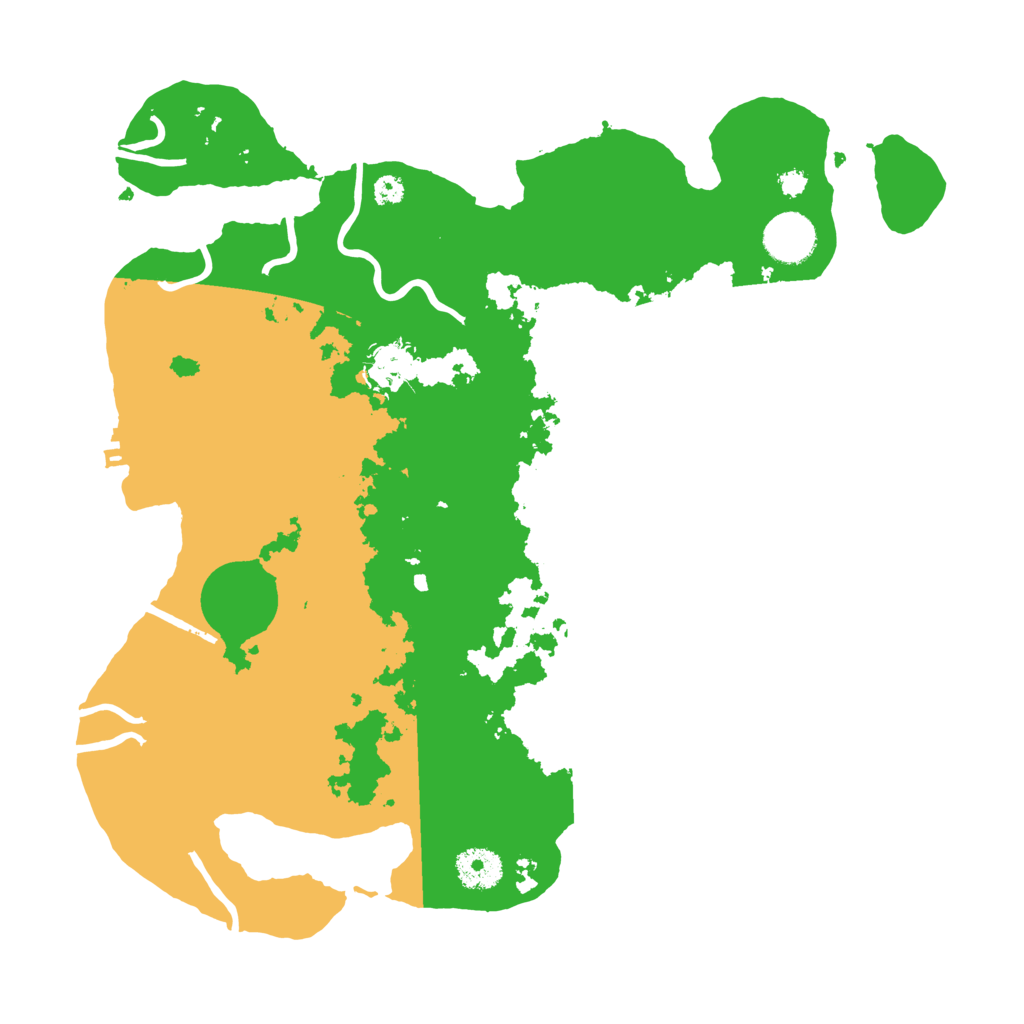 Biome Rust Map: Procedural Map, Size: 3500, Seed: 1281638609