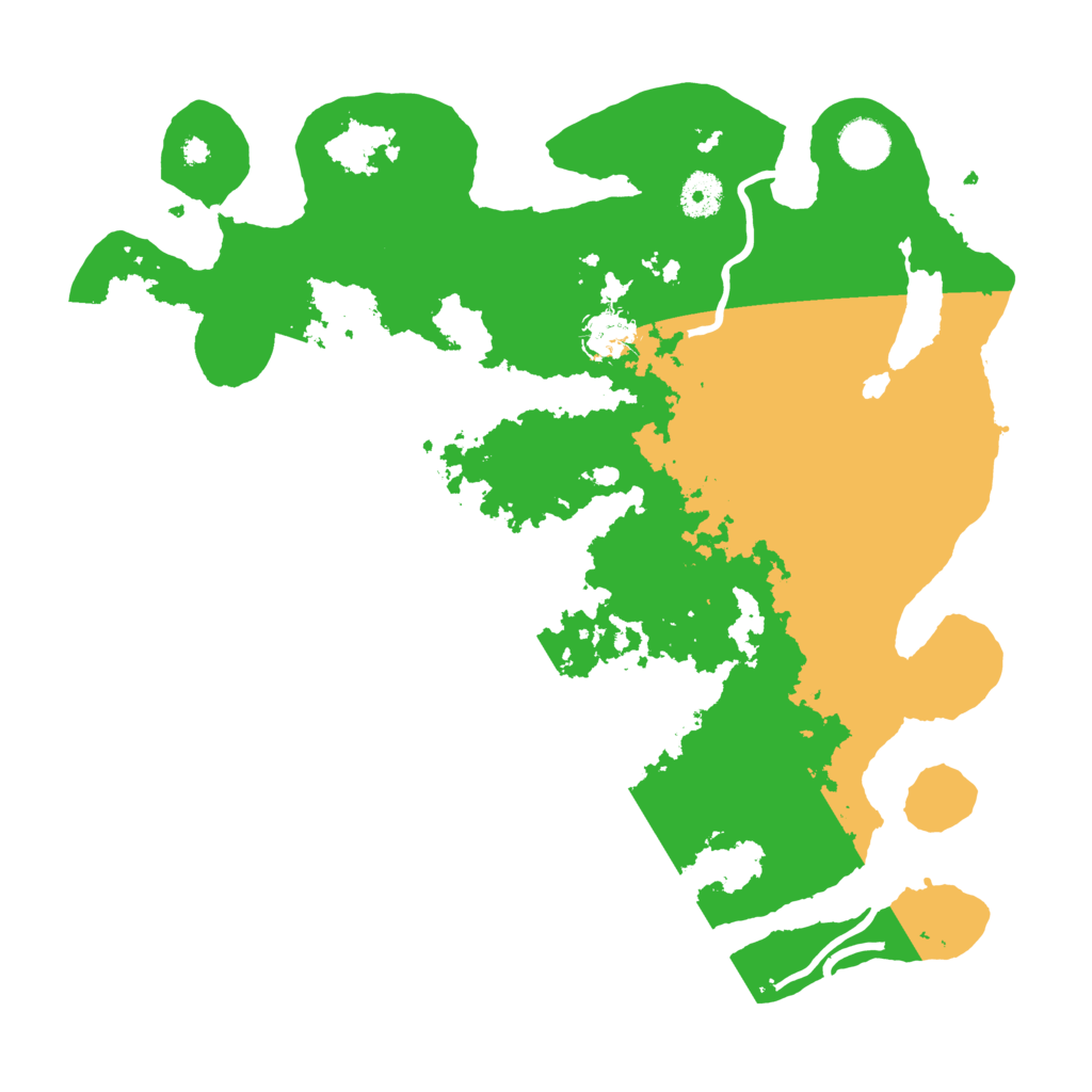 Biome Rust Map: Procedural Map, Size: 3750, Seed: 705469760