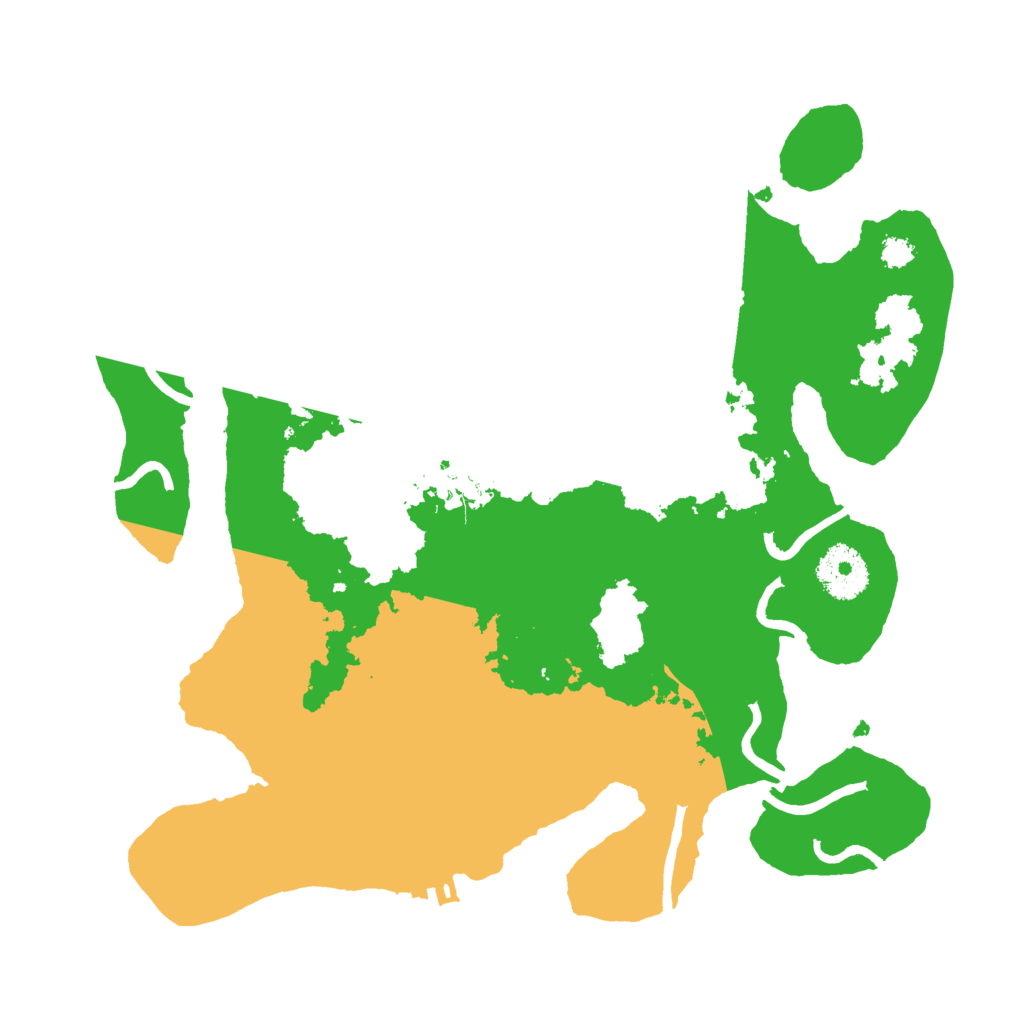 Biome Rust Map: Procedural Map, Size: 3000, Seed: 851192133