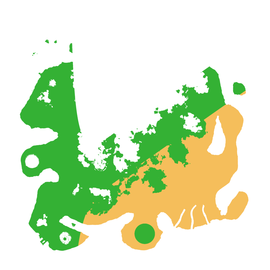 Biome Rust Map: Procedural Map, Size: 3500, Seed: 4719806