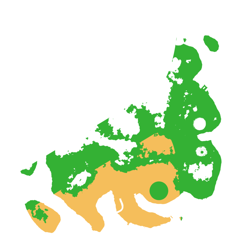 Biome Rust Map: Procedural Map, Size: 3500, Seed: 2143674305