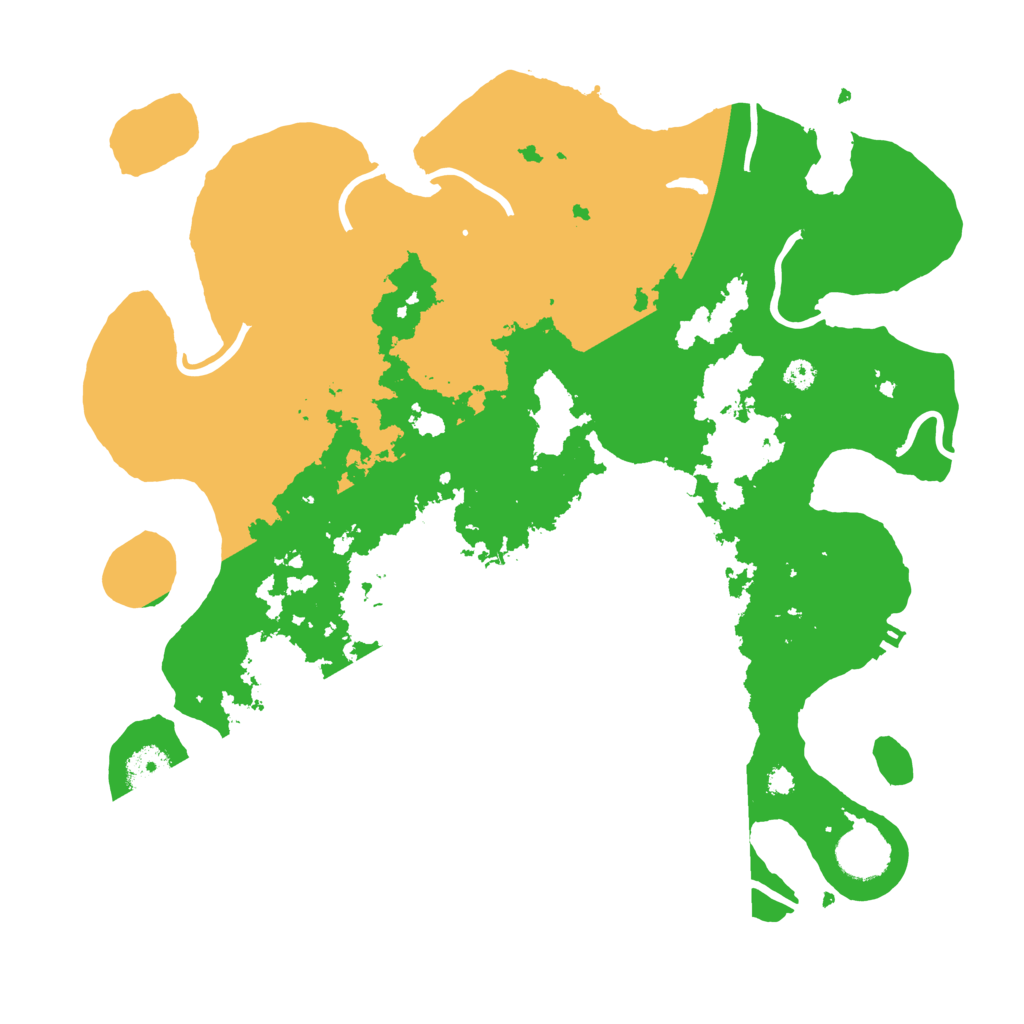 Biome Rust Map: Procedural Map, Size: 3500, Seed: 1368117147