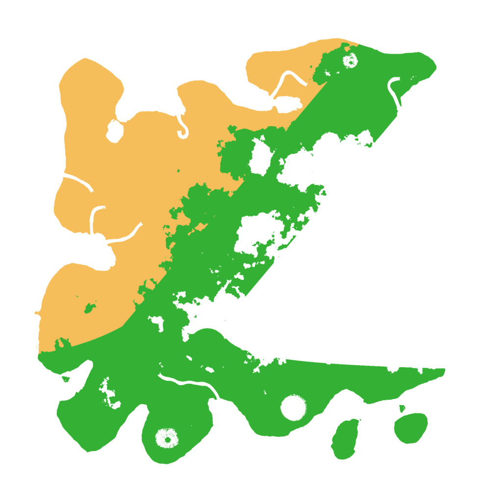 Biome Rust Map: Procedural Map, Size: 3500, Seed: 16275426