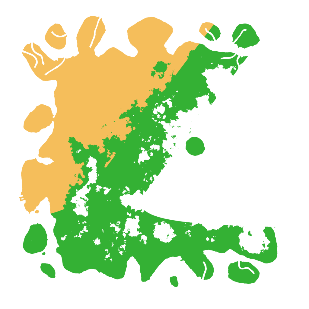 Biome Rust Map: Procedural Map, Size: 4500, Seed: 1262336223