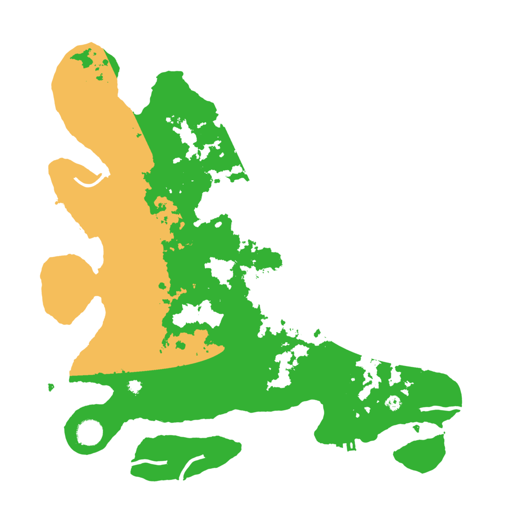 Biome Rust Map: Procedural Map, Size: 3500, Seed: 816310475