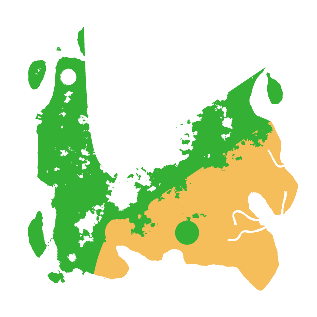 Biome Rust Map: Procedural Map, Size: 3500, Seed: 359056070