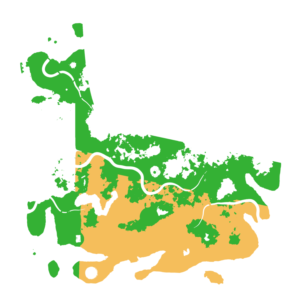 Biome Rust Map: Procedural Map, Size: 4300, Seed: 280207125