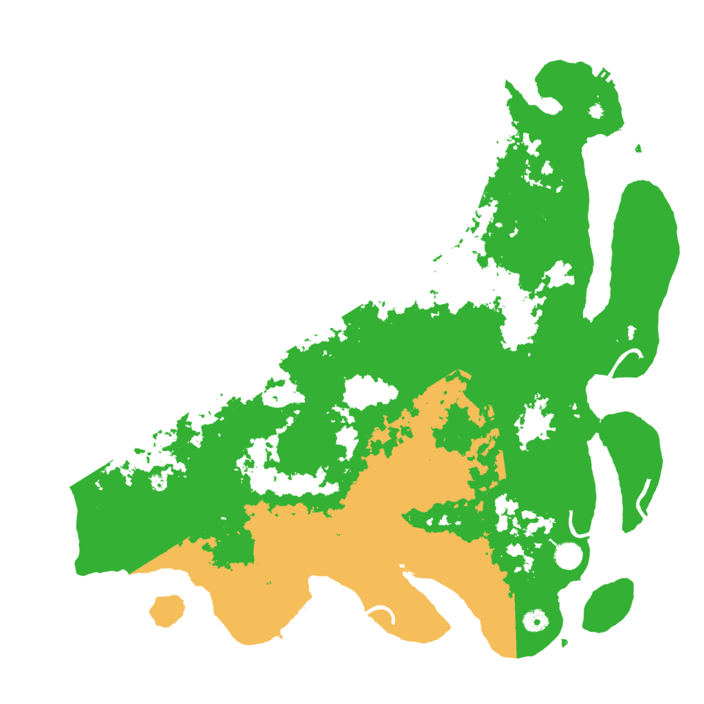 Biome Rust Map: Procedural Map, Size: 4500, Seed: 67420154