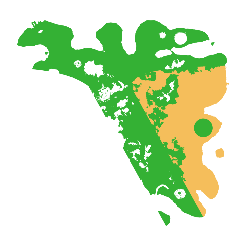 Biome Rust Map: Procedural Map, Size: 3500, Seed: 705922059