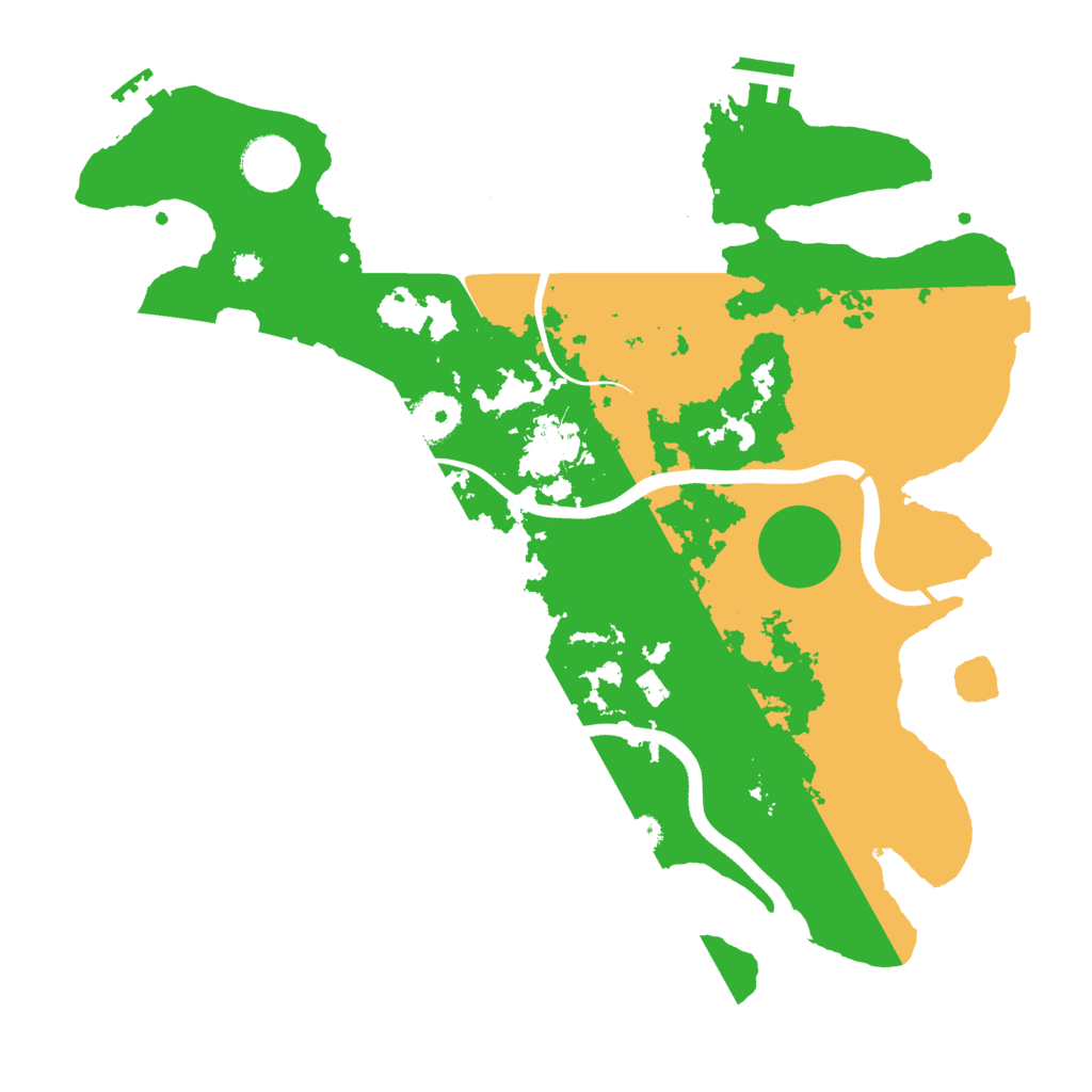 Biome Rust Map: Procedural Map, Size: 3500, Seed: 705922059