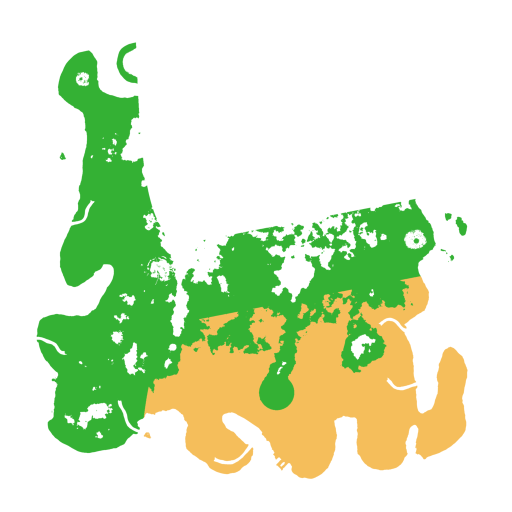 Biome Rust Map: Procedural Map, Size: 3850, Seed: 4034040