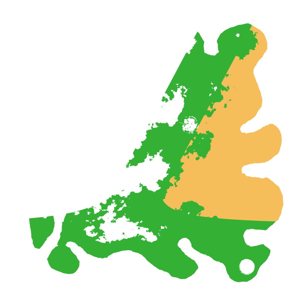 Biome Rust Map: Barren, Size: 3500, Seed: 746506853