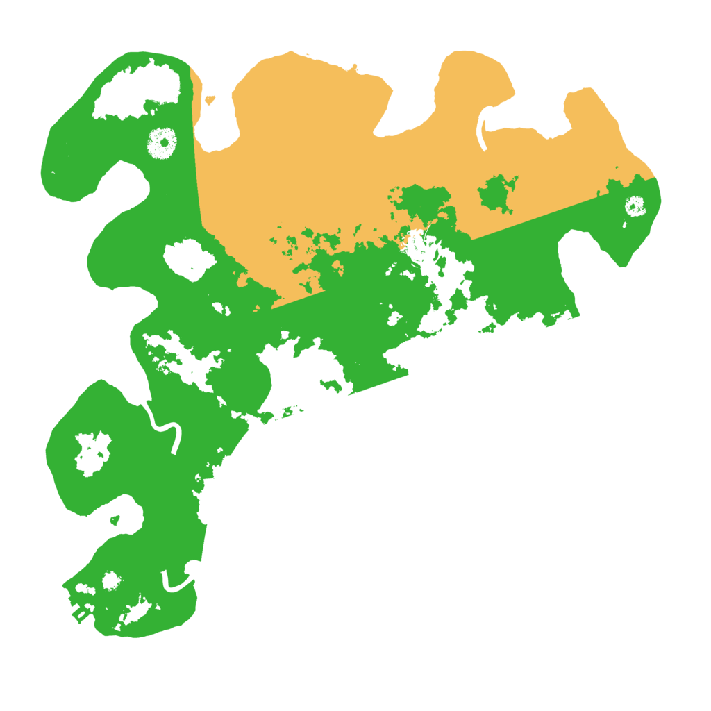 Biome Rust Map: Procedural Map, Size: 3500, Seed: 617670522