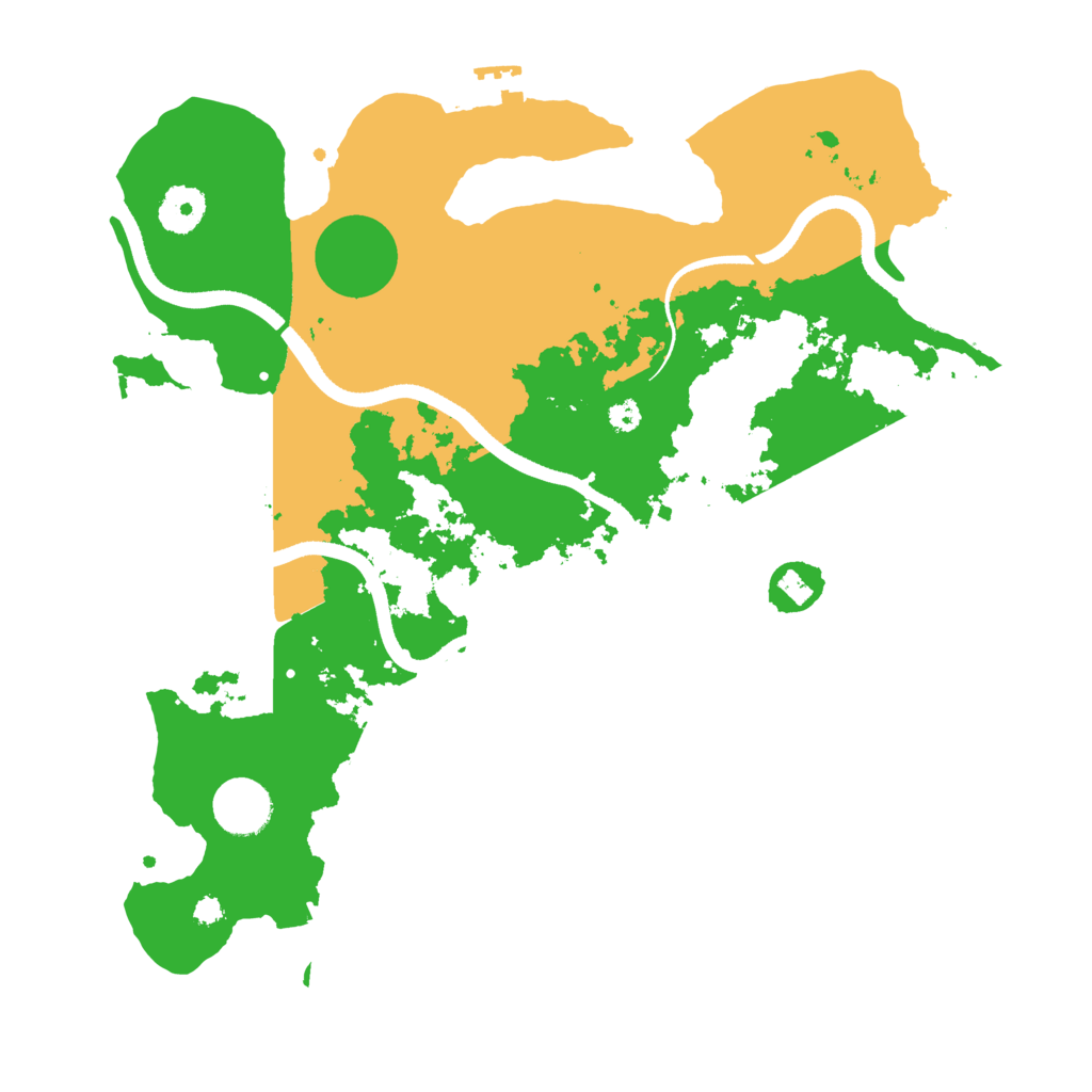 Biome Rust Map: Procedural Map, Size: 3500, Seed: 689646370