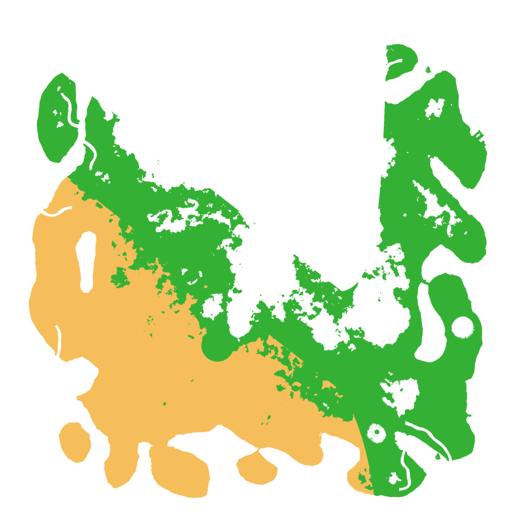 Biome Rust Map: Procedural Map, Size: 4300, Seed: 193977267
