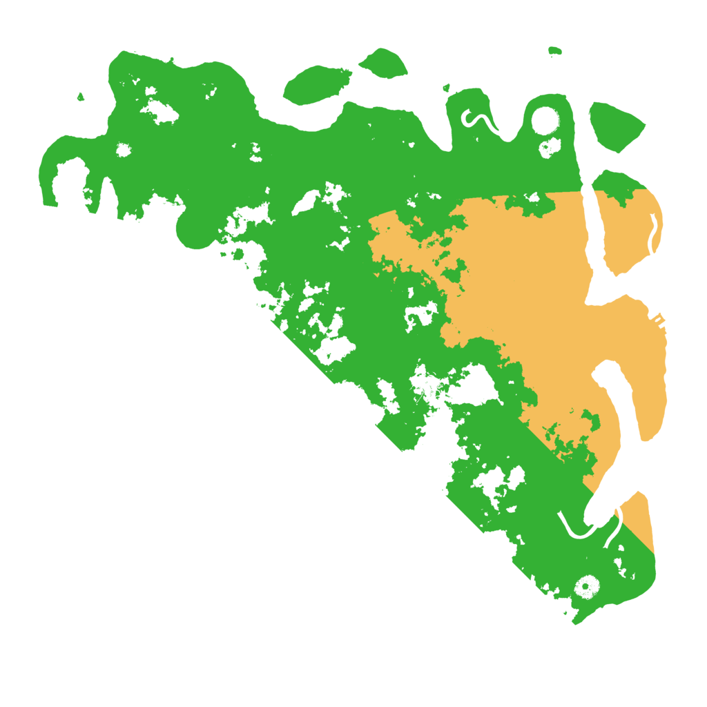 Biome Rust Map: Procedural Map, Size: 4500, Seed: 260485524