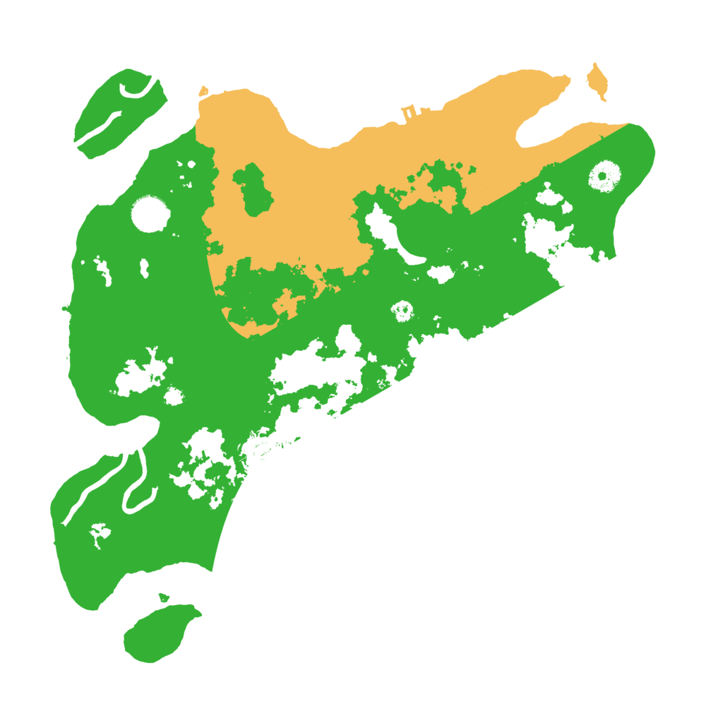 Biome Rust Map: Procedural Map, Size: 3500, Seed: 7648545